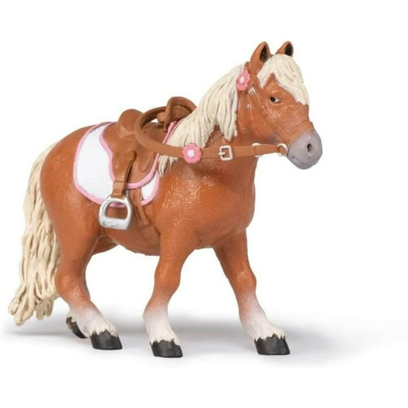 Shetland Pony with Saddle by Papo Horse Figure 51559
