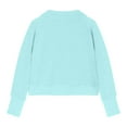 thumbnail image 4 of TAmten Girls Half Zip Sweatshirt Long Sleeve Pullover Crop Tops Kids Lightweight Fashion Winter Clothes(Sky Blue,2-3 Years), 4 of 7