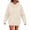 Solid, variant on Women's Pullover Hoodie, Solid Long Sleeve Sweatshirt with Drawstring Hood and Kangaroo Pocket