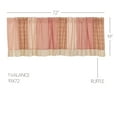 thumbnail image 4 of VHC Brands Sawyer Mill Curtain, Valance 19x72, Red Country, 4 of 7