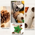 thumbnail image 4 of Natural Wood Parrot Chewing Stick for Cage Hanging Fun with Pinecone Accents for Parakeets and Budgies, Khaki, 4 of 6