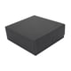 thumbnail image 3 of Caja de baraja de cartas coleccionables, cierre magnético, organizador multiusos, tarjetas de béisbol PU Negro Gris, 3 of 7