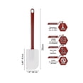 thumbnail image 3 of 3pack Spatulas Silicone Heat Resistant, Spatula Silicone , Rubber Spatula 10 Inches, Kitchen Use A, 3 of 5