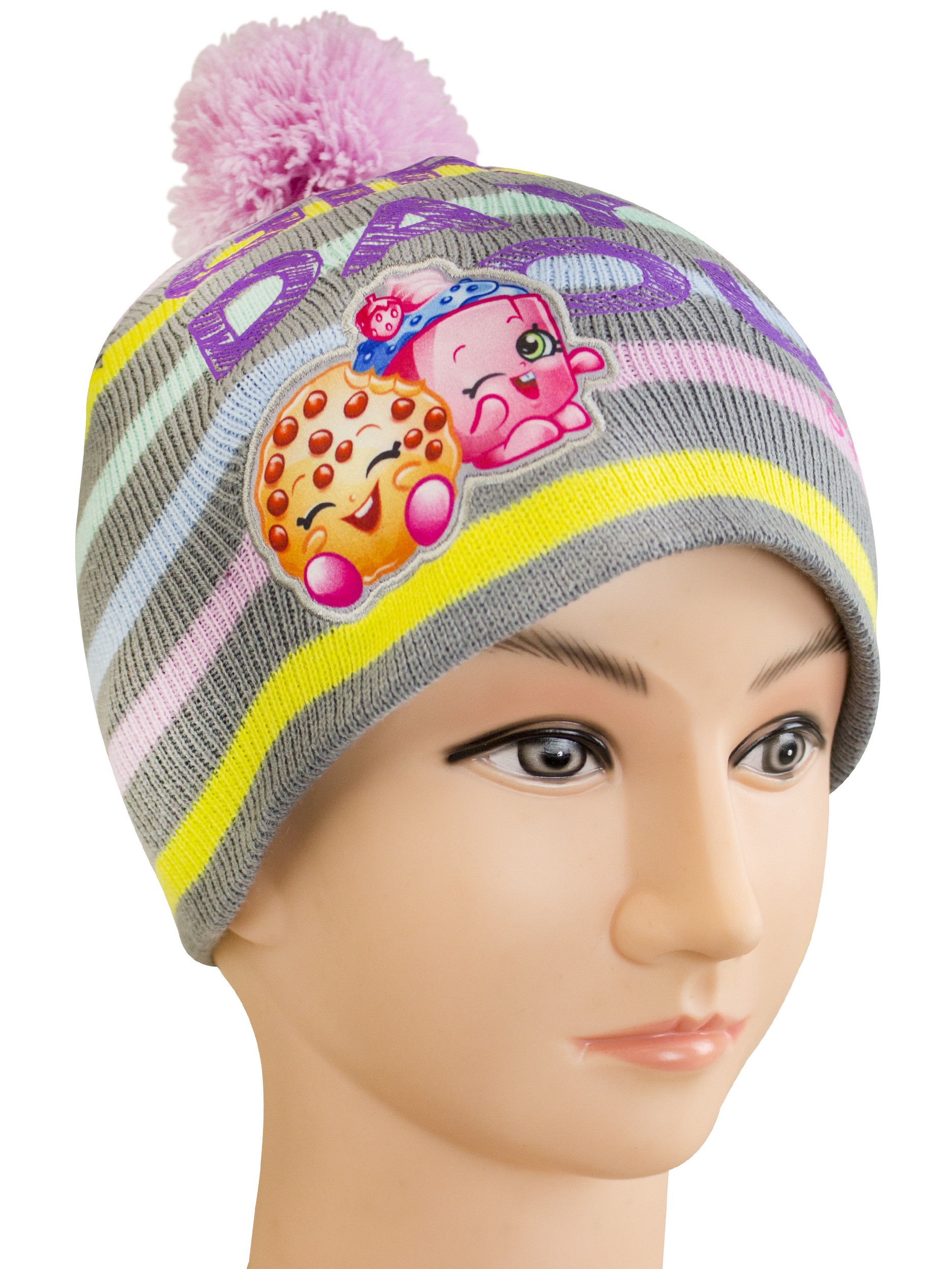 girls grey hat and gloves