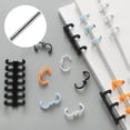 thumbnail image 3 of 10pcs Plastic Binding Rings Loose leaf Spiral Rings for A4 Paper Office Supplies, 3 of 9
