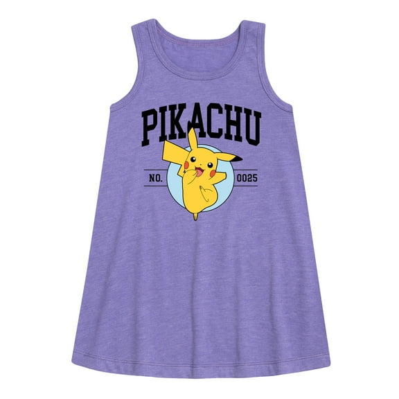 Pokémon - Pikachu Collegiate - Youth Girls A-line Dress