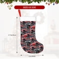 thumbnail image 4 of Yiaed Red And Blue Cars Print Christmas Stockings, Christmas Stockings Hanging Ornaments, Christmas Stockings for Family Christmas Holiday Decorations, 4 of 7