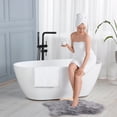thumbnail image 2 of Wowow 2-Handle Freestanding Tub Faucet with Handshower and Longer Spout in Oil Rubbed Bronze, 2 of 9