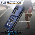 thumbnail image 3 of for Samsung Galaxy Z Fold 5 Case with Slide Camera Cover & Screen Protector,  Phone Case Built-in 360° Rotate Ring Stand Heavy Protective for Samsung Z Fold 5 5G Case Accessories Blue, 3 of 14