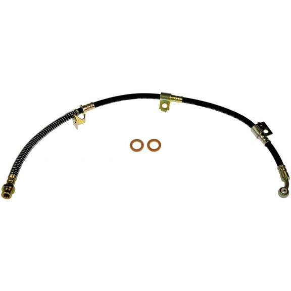 Dorman H620946 Front Driver Side Brake Hydraulic Hose for Specific Kia Models Fits select: 2004-2006 KIA AMANTI
