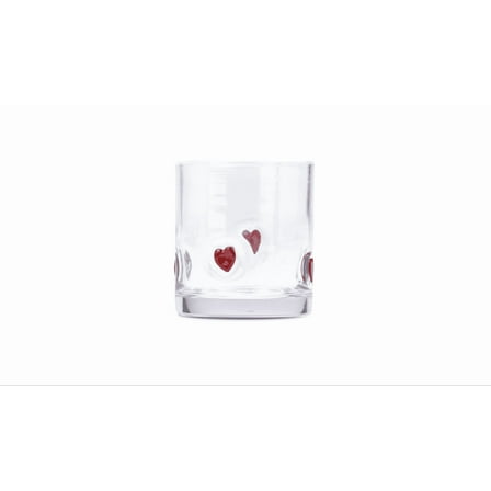 Thirstystone Icon Heart Glasses, Set of 2 - Clear