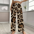thumbnail image 2 of Leopard Print Pattern Pajama Pants Loose Pajamas Female Breathable Home Trousers Leisure Sleeping Pants Large Size, 2 of 6