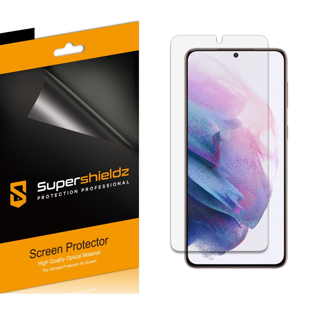 [6Pack] Supershieldz for Samsung Galaxy S21 Plus 5G Screen Protector