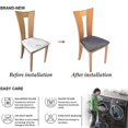 thumbnail image 5 of Set Of 6 Chair Seat Covers For Dining Room Kitchen Chairs, 5 of 5
