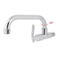 thumbnail image 1 of AUNMAS G1 / 2inch Grifo de Agua fría Montado en la Pared Lavabo de Plata Simple Lavabo Grifo para Cocina casera(2#) Ecomeon  no, 1 of 5