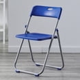 thumbnail image 4 of Silla plegable de plástico apilable ilios innova  lisa azul, 4 of 9
