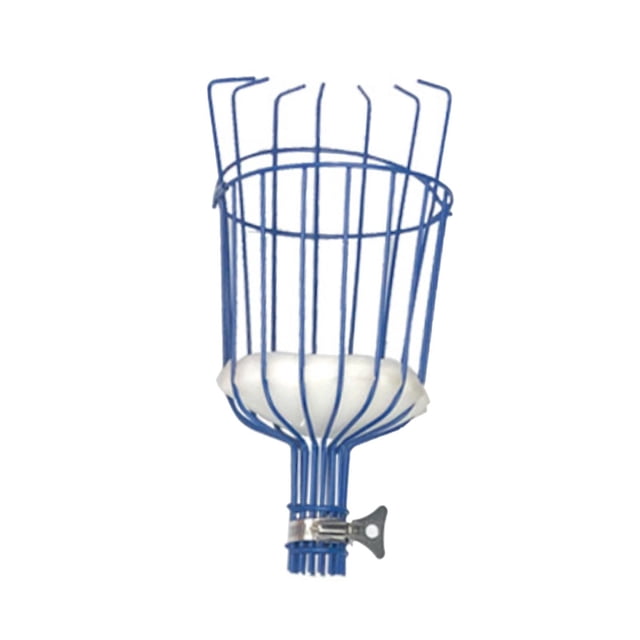 Cesta recolectora de frutas Herramientas de jardinería Accesorio de cosecha suave Fruta desmontable Azul