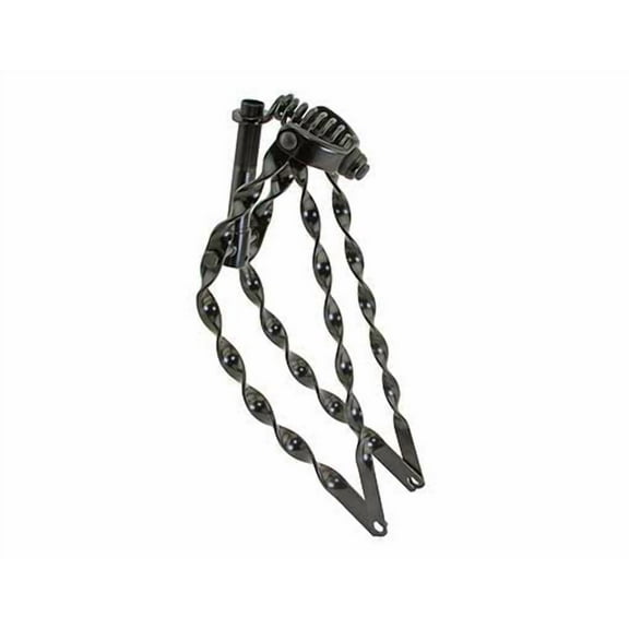 Black 20 Bent Flat Twisted Spring Fork 1 Inch Steerer. Bike Spring fork, bicycle fork for 20" bikes, Lowrider bicycle, cruiser bikes.