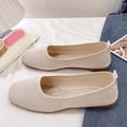 thumbnail image 6 of YLYL Women's Knit Ballet Shoes Round Toe Slip on Comfort Soft Dressy Casual Office Work Wedding Flat Shoes, 6 of 7