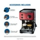 thumbnail image 2 of Cafetera Oster para Espresso y Cappuccino Roja, 2 of 4