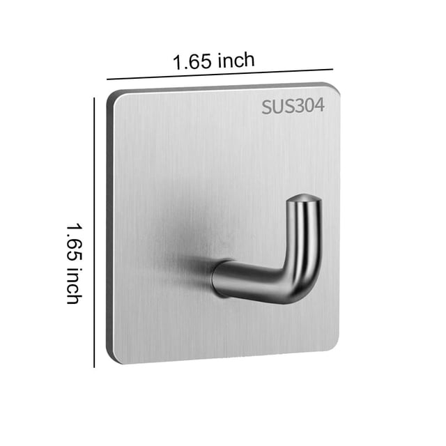 VONKY Wall Hook Hanger Adhesive Key Holder Towel Shelf Robe Storage Rack Multi-purpose Sticky Load-bearing for Home Kitchen