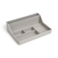 thumbnail image 2 of TRU RED 6-Compartment Plastic Desktop Organizer Gray TR55261, 2 of 3