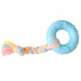 thumbnail image 4 of Pet Chew Toy Doughnut Shape Squeaky Dog Teething Toy Dog Bite Toy Dog Rope Toy, 4 of 10