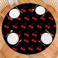 thumbnail image 2 of Round Picnic Table Cloth 100% Waterproof & Oil Proof, Elastic Fitted Table Cover for 36"-44" Round Tables, for Dining, Camping, Outdoor, 2 of 7