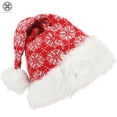 thumbnail image 3 of Luxtrada Christmas Hats Santa Hat Holiday Santa Hat Ornaments for Xmas New Year Festival Holiday Party Supplies for Adults, 3 of 8