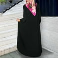 thumbnail image 5 of Elegant Women's Long Sleeve Button Down Abaya Casual Dress Dubai Fashion Outerwear, 5 of 5