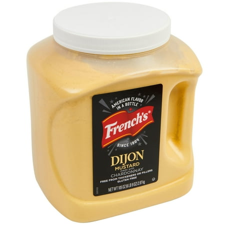 French,S Dijon Mustard, 105 Oz - One 105 Ounce Bottle Of Dijon Mustard With Chardonnay, Perfect For Creating Signature Sides And Entree Recipes