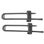 Safety 1st Double Door Baby-Proofing Cabinet Lock (2pk), Charcoal, Toddler