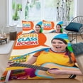 thumbnail image 2 of Clase de Caitie Conjunto de sábanas temático, trío de piezas, cómodo y amigable con la piel, diseño único, regalo de decoración para el hogar para familiares, amigos y fans,135cm *200cm, 2 of 6