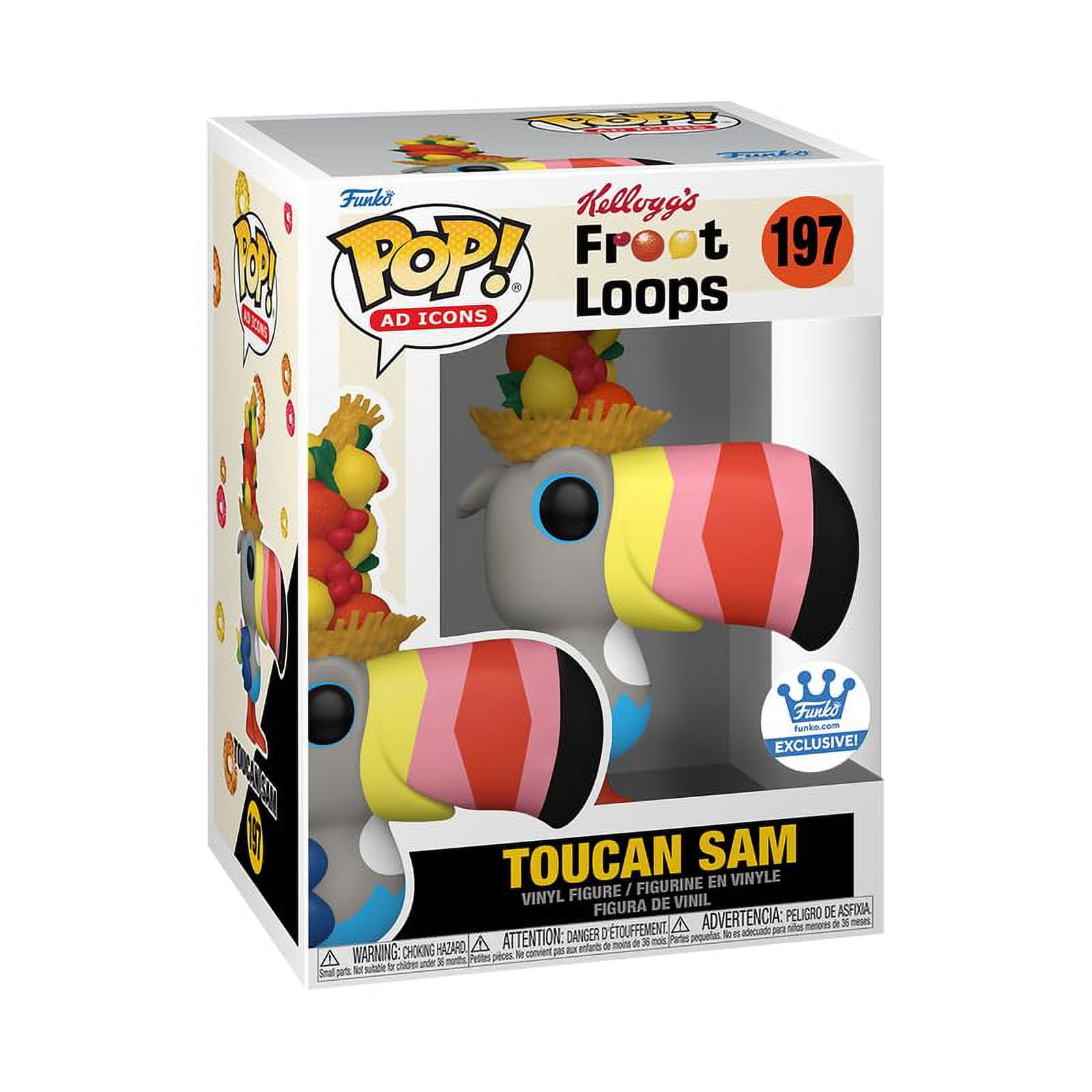 FUNKO POP! AD ICONS: Kelloggs - Toucan Sam Flying - Walmart.com