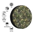 thumbnail image 5 of Bingfone Green Skulls Spare Tire Cover Weatherproof Universal Wheel Protectors For Rv Camper Travel Trailer Suv Truck-17 Inch, 5 of 9