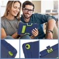 thumbnail image 3 of Dteck for Walmart Onn 10.1 Inch 3rd Gen Case 2022 with Built in Kickstand, Heavy Duty Kids-Friendly Hybrid Shockproof Rugged Protective Cover for Onn 10.1" 2022 Model 100071485,Navy + Green, 3 of 8