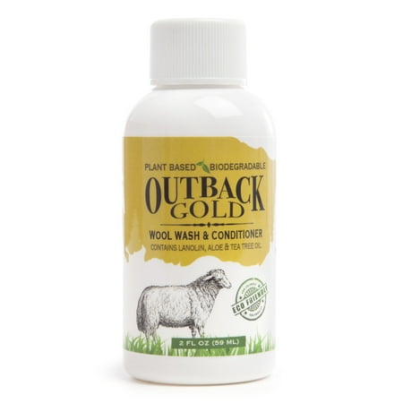 Outback Gold, Wool Wash, 2 OZ Sample Size, Plant Based Mild Liquid Soap, Cleans and Conditions Sheepskin, Wool and Delicates, with Lanolin, Tea Tree Oil, Aloe, Coconut Oil, Scented with Essential (Voted Best Milf Scene)