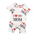 thumbnail image 5 of MERIGLARE Baby Romper Summer Clothes Cute Round Neck Infant Jumpsuit for Valentine's Day Party Photograph Props Newborn Infant 3 to 6 Months, 5 of 8