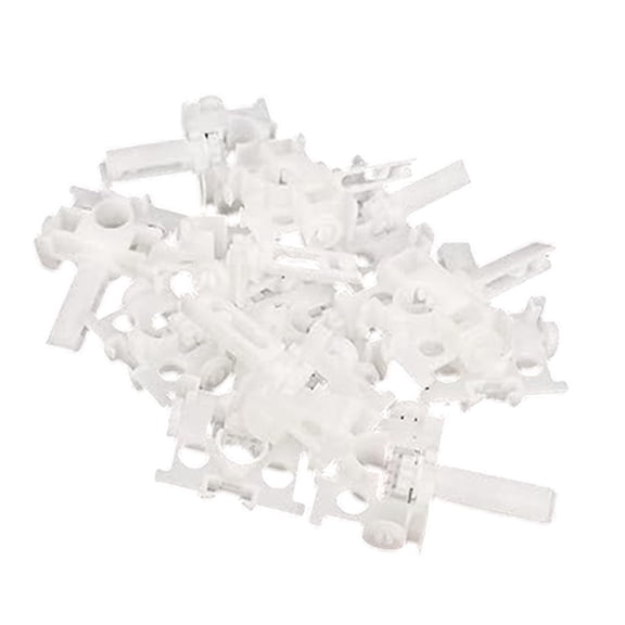 12/60Pcs Window Vertical Blind Replacement Repair Carriers Kits Curtain Repair Accessories for Living Room and Bedroom