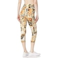 thumbnail image 4 of Calvin Klein Women's Print High Waist Crop Tight Legging, Carbonate Daffofil, S, 4 of 5
