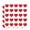 Clear, variant on Harley Quinn Cute Chibi Character Heart Shaped Planner Calendar Scrapbook Craft Stickers