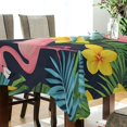 thumbnail image 5 of Yayeee Tablecloths 60" x 60" Rectangle Wrinkle Resistant Party Table Cover, Flamingo Pattern, 5 of 8