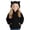Black, variant on Grblisyd Sherpa Fleece Hoodie for Girls Cat Ears Fuzzy Warm Pullover Sweatshirt Kids Fashion Casual Loose Sweater with Pockets