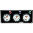 thumbnail image 4 of Quickcar Racing Products QRP61-6712 3 Gauge Panel Assembly with Warning Lights - OP-WT-FP, Black, 4 of 4
