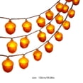 thumbnail image 3 of Battery Operated LED Pumpkin Maple Leaf String Lights, Fall Thanksgiving Halloween Garland for Indoor Outdoor Holiday Decor, 3 of 6