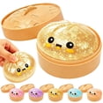 thumbnail image 1 of Juguete antiestrés apretable de dumpling con glitter Zercuop, 1 of 6