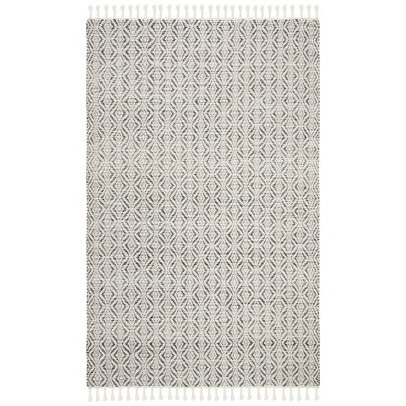 SAFAVIEH Natura Mesa Striped Area Rug, Charcoal, 5' x 8'