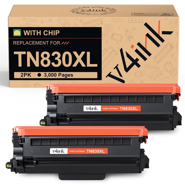 Cartucho de tóner v4ink TN830XL compatible para Brother HL-L2460DW