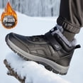 thumbnail image 5 of Ulsto Men's Winter Snow Boots, Non slip Boots, Plush lined Waterproof and Cold proof Shoes, Outdoor Warm Boots, Indoor and Outdoor Home Shoes, 5 of 8