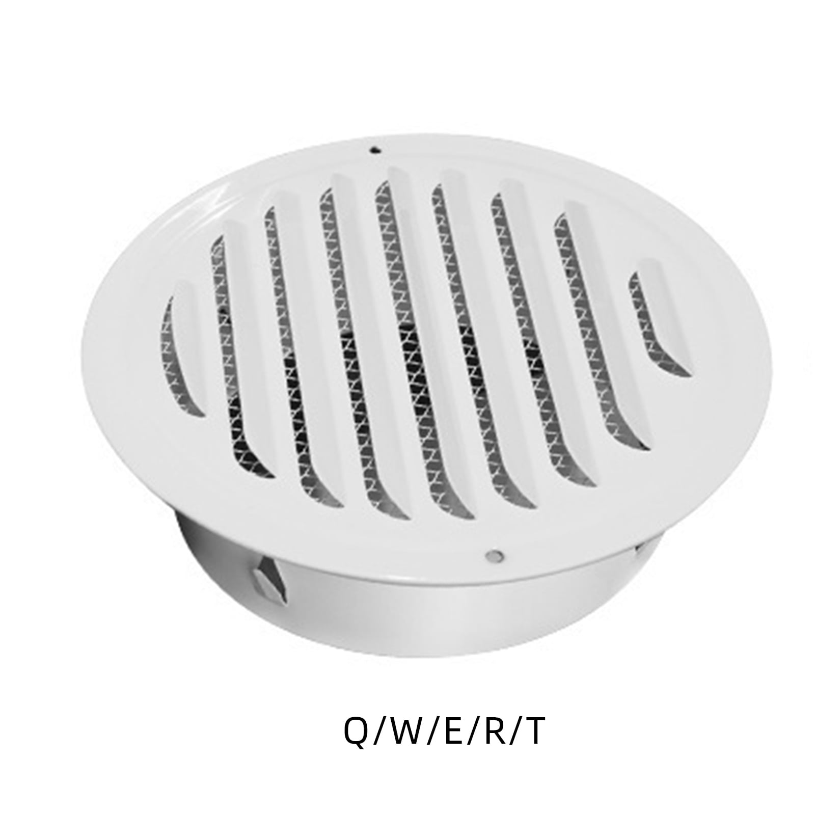 Stainless Steel Air Outlet Vent Louver Grille Covers with Screen Meshes Round Soffit Vent Dryer Vent Covers Enduring